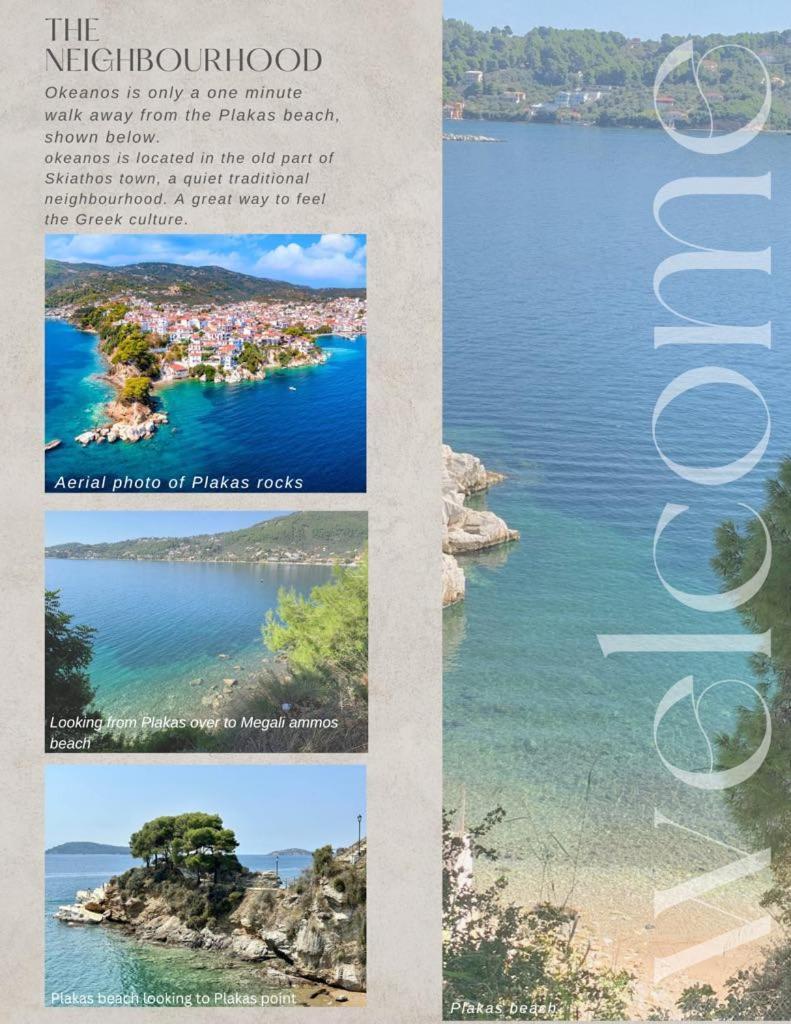 Appartement Okeanos à Skiathos Chora Extérieur photo